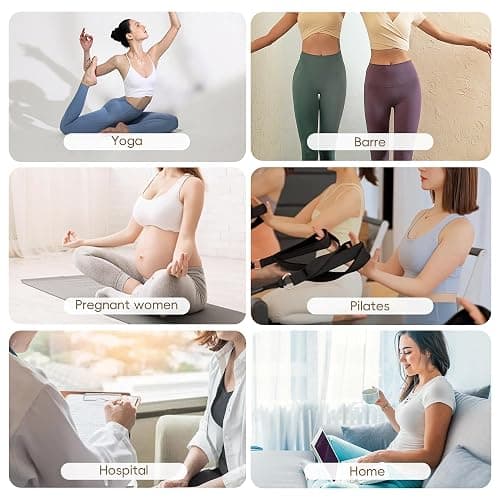 KAKAVENTE Pilates Socks with Grips for Women,Grippy Yoga Socks,Non Slip Ballet Barre Dance Gym Socks thumbnail 6