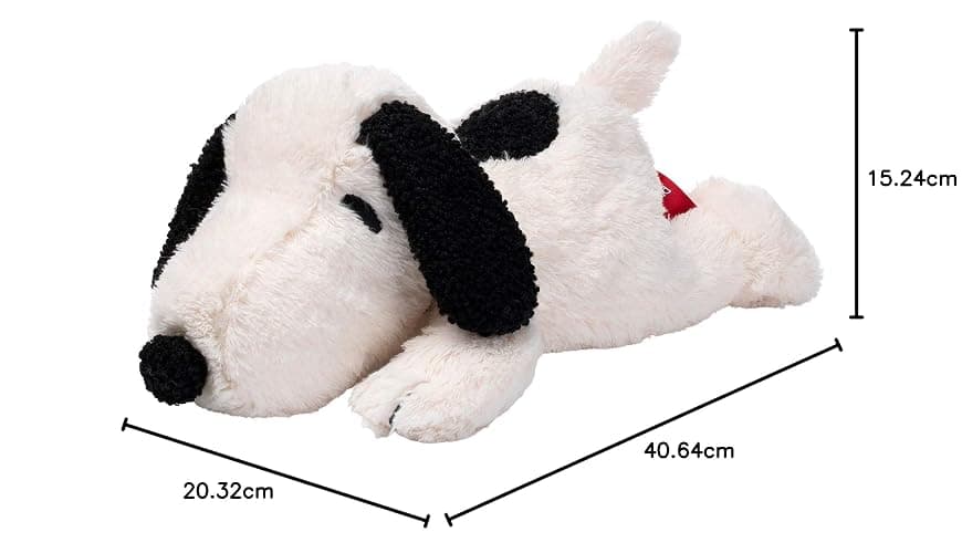 Lambs & Ivy Classic Snoopy Plush White Stuffed Animal Toy Plushie - Dog thumbnail 3