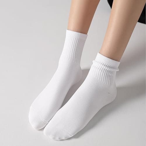 DIBAOLONG Womens Mini Crew Socks Casual Cute Soft Ankle Socks 6 Pairs, Size 5-10 thumbnail 2