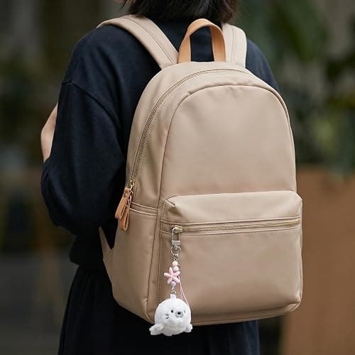 Famjoyart 2 Pcs Matching Plush Keychain Adorable Cute Ocean Theme Stuff Bag Charm Womens Birthday Valentines Day Gift thumbnail 5