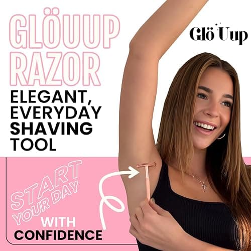 Glö Uup Women's Safety Razor - Women’s Razors with A Minimalist One Blade thumbnail 2