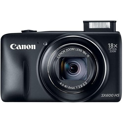Canon PowerShot SX600 HS Compact Camera 16MP 1/2.3" CMOS 4608 x 3072 pixels Black - Digital Cameras (16 MP, 4608 x 3072 pixels, CMOS, 18x, Full HD, Black) thumbnail 2