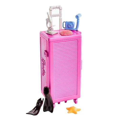 Barbie Careers Playset, Mobile Lab Set with Blonde Marine Biologist Fashion Doll & 10+ Accessories, Case Opens for Storage & Travel - Blonde - Multicolor thumbnail 5