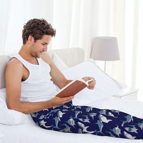 Yomko Smiley Face Men'S Pajama Pants Soft Sleep Lounge Pants Pjs Bottoms With Pockets thumbnail 5