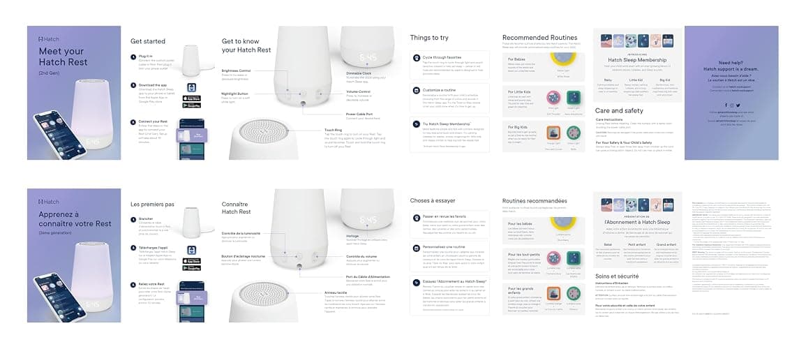 Hatch Rest Baby Sound Machine, Night Light | 2nd Gen | Registry Essential, Sleep Trainer, Routine Builder, Time-to-Rise Alarm Clock, White Noise Soother, Nursery Stories, Toddler Kids Bedroom (Wi-Fi) thumbnail 8