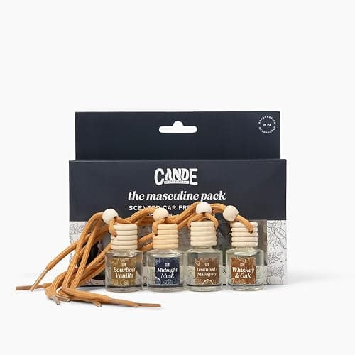 CE Craft Hanging Car Air Freshener – Fragrance Oil Diffuser with Essential Oils – Long-Lasting Aromatherapy Scents for Automobiles – 4 Pack, Masculine thumbnail 3