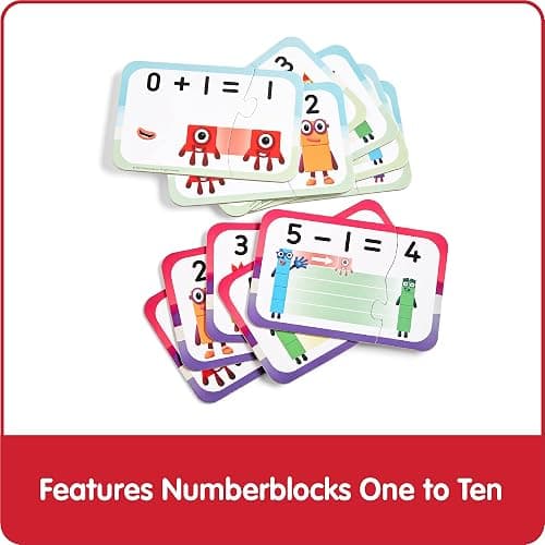 hand2mind Numberblocks Adding and Subtracting Puzzle Set, Addition and Subtraction Games, Number Puzzle, Matching Game, Preschool Math Toys, Toddler Educational Toys, Easter Basket Stuffers for Kids thumbnail 7