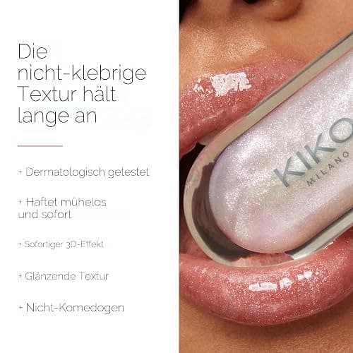KIKO Milano 3D Hydra Lipgloss 03 | Pflegender Lipgloss Mit 3D-Effekt thumbnail 3