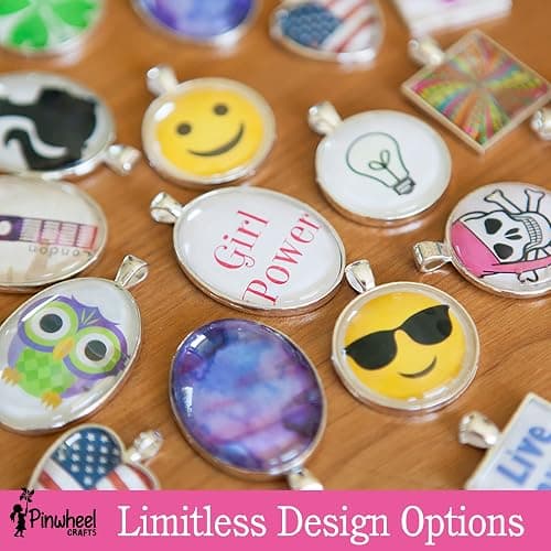 Pinwheel Crafts Pendant Jewelry Making Kit for Girls 8-12+ Years, Necklace and Bracelet Making Kit for Kids – Single Craft to Create Multiple Necklace & Bracelet for Teens with 200 Designs thumbnail 3