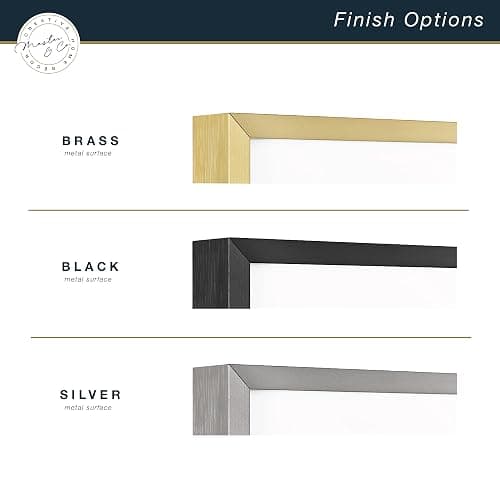 MCS Master & Co. Foundry Metal 18x18 Matted Picture Frame with 8x8 Photo Display, Black Vertical & Horizontal Wall Hanging Frame for Photos & Artwork (1-Pack) thumbnail 5