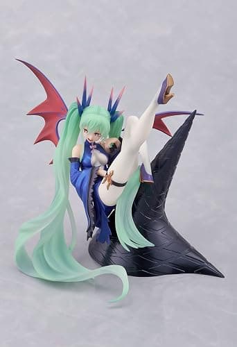 TENITOL Hatsune Miku Dark Figure, Total Height Approx. 6.7 inches (170 mm), Non-Scale, ATBC-PVC, Painted, Complete Figure thumbnail 3