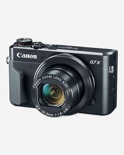 Canon PowerShot Digital Camera [G7 X Mark II] with Wi-Fi & NFC, LCD Screen, and 1-inch Sensor - Black, 100-1066C001 | 1-inch Sensor, 100-1066C001, Wi-Fi, LCD Screen thumbnail 3