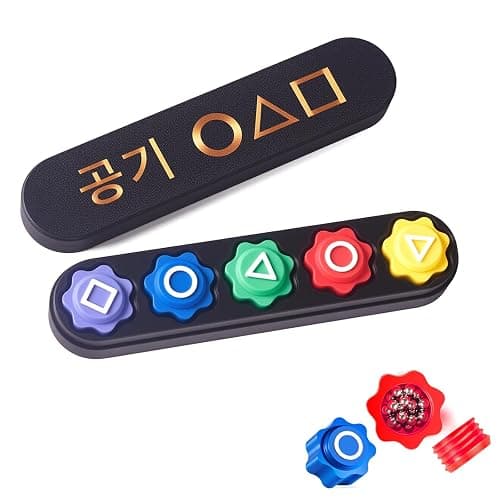 Yipintang Weighted Design Gonggi Game Set with Steel Balls, Korean Stone Catching Kids Toy, Educational & Skill Development Toy, Preschool & Elementary Group Play, Fidget & Travel Game (1 Pack) - Image 1