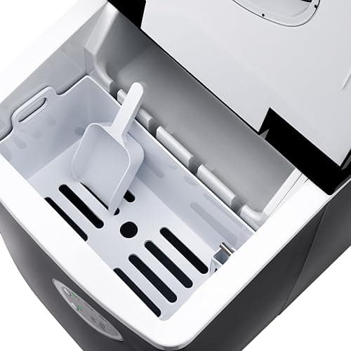 NewAir Counter Top Ice Maker Machine (Black), Compact Automatic Ice Maker, Cubes Ready in 6 Minutes, 28 Pounds in 24 Hours - Perfect for Home/Kitchen/Office/Bar thumbnail 14