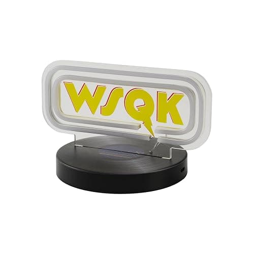 Ukonic Stranger Things WSQK Radio Station Desktop Neon Light – LED USB-C Powered Desk Lamp for Bedroom, Gaming Room & Fan Decor thumbnail 5