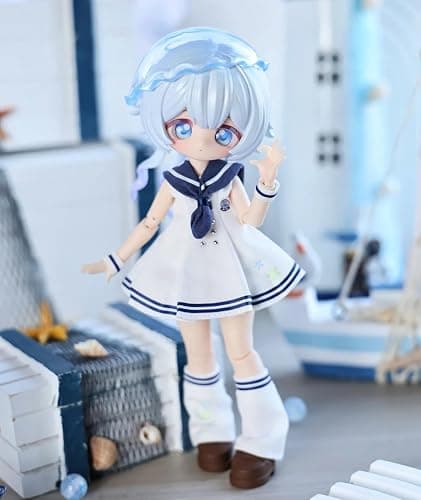 CALEMBOU 1/12 BJD Blind Box, Island Adventure Series Decoration Ball Jointed Doll, Cute Dress Up Doll with Joints, Collectible Action Figure for Birthday, Random 1 Box thumbnail 2