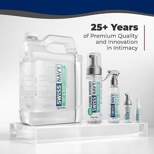Swiss Navy Premium Toy & Body Spray Cleaner - 6 oz - Body-Safe, Gentle, Dermatologically Tested Cleanser for Toys & Intimate Areas - Safe for Silicone, Rubber & Latex Toys - Lavender Scent thumbnail 7
