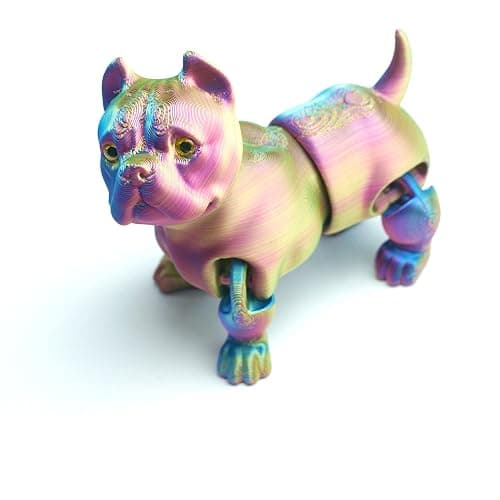 3D Printed Dog Model,Flexible Animals Toy Statue,Movable Joints,Home Office Decor,Interesting Toys for Autism/ADHD,Festival Gifts toco,Fidget Toys, Executive Desk Animals Toy thumbnail 7
