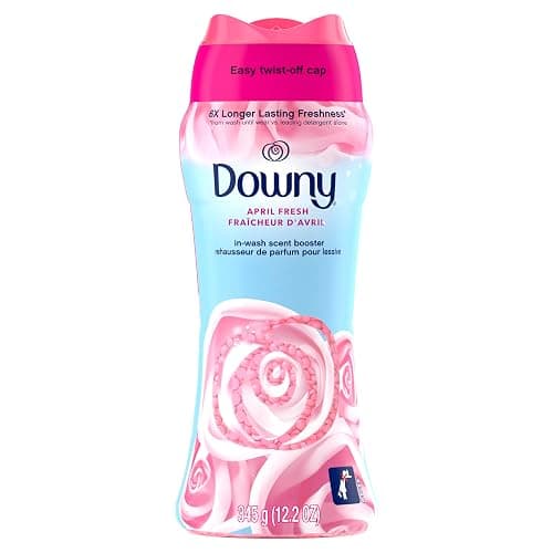 Downy April Fresh In-Wash Laundry Scent Booster Beads, 12.2 oz, laundry scent beads, Long-lasting Freshness - Image 1