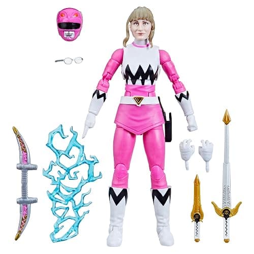 Power Rangers Lightning Collection Lost Galaxy Pink Ranger 6-Inch Premium Collectible Action Figure Toy with Accessories, Kids Ages 4 and Up - Image 1