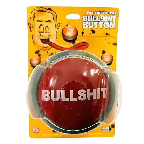 Bullshit Button – The Official Hilarious BS Button with Sound Effects & Flashing Light – Perfect Gag Gift for Friends, Family, and Co-workers - Batteries Included thumbnail 3
