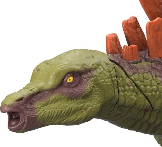 Mattel Jurassic World Dinosaur Toys with Roar Sound & Attack Action, Wild Roar Posable Figure, Physical & Connected Digital Play thumbnail 6