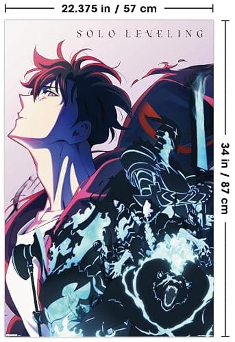 Solo Leveling: Season 2 - Teaser Key Art Wall Poster, 34L" x 22.4W", Unframed Version thumbnail 3