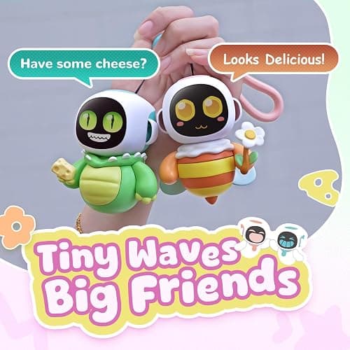 ENERGIZE LAB Eiliko Lover Set + Mystery Swappable Themed Bodies - Portable Robot with AI, Fun Electronic Pendant Toys, Gifts for Couples and Best Friends. thumbnail 3