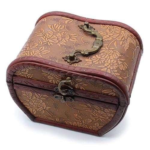 Wooden chest / Box ~ Apple Design ~ 1920's Style ~ Jewellery Box thumbnail 2