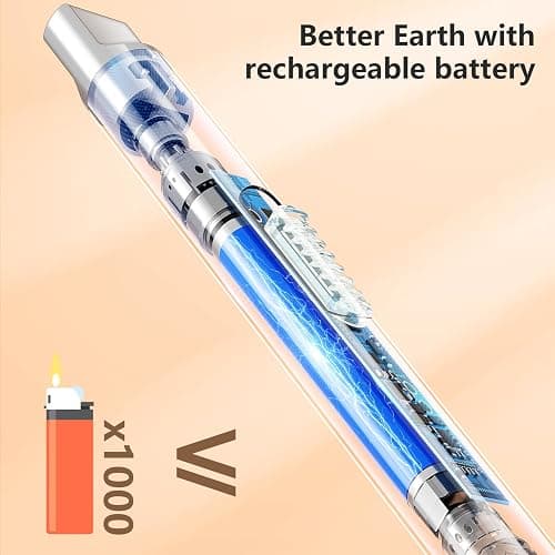 REIDEA Candle Lighter Long USB Rechargeable Arc Windproof Flameless with Safety Switch Buttom for Home Kitchen BBQ Camping Stove thumbnail 3