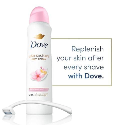 Dove Advanced Care Antiperspirant Deodorant Spray for Women 3 Pack Sakura Blossom & Yuzu 72 hour sweat and odor protection 3.8 oz thumbnail 6