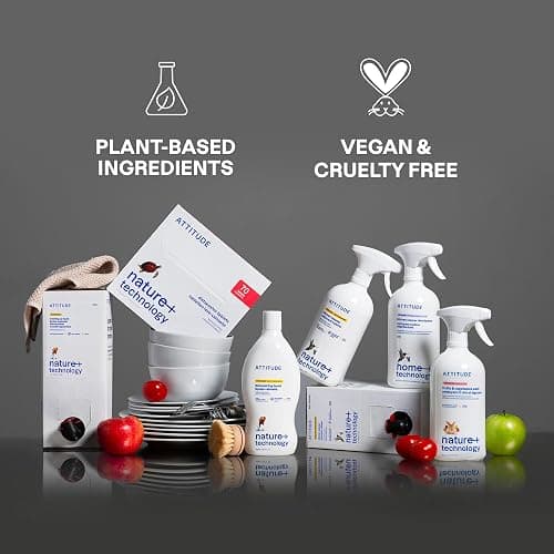 ATTITUDE Fruit & Vegetable Wash, Unscented Food-Safe Produce Wash to Remove Dirt, Wax & Residue, Vegan Plant-Based Produce Cleaner, 27.1 Fl Oz thumbnail 6