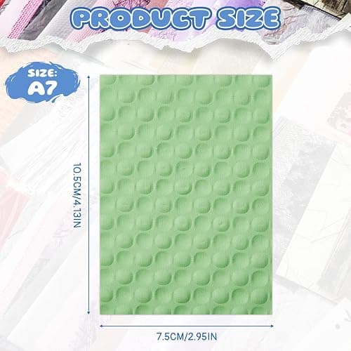 208 Sheets A7 Scrapbook Paper Kit, 12 Colors Mixed Textured Paper and Mesh Fabric Assorted Set, Junk Journal Supplies for DIY Crafts, Bullet Journal, Card Making, Scrapbooking thumbnail 3