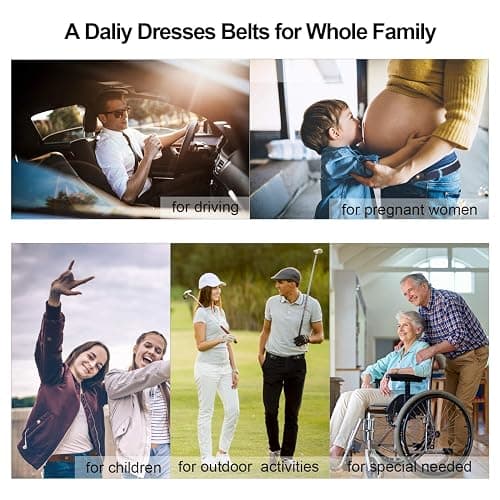XZQTIVE Women/Men Buckle-Free Elastic Belt for Jeans, Ladies Invisible Belt Fits Waist 24-48 inches thumbnail 5