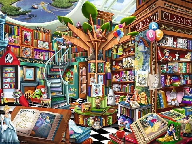 Ravensburger - Puzzle 1500 Pezzi Disney Story Book | Puzzle Per Adulti 1500 Pezzi | Puzzle Adulti Per Bambini Dai 14 Anni In Su | Regalo Compleanno Per Bambini Dai 14 Anni In Su | Misure 80x60cm thumbnail 2