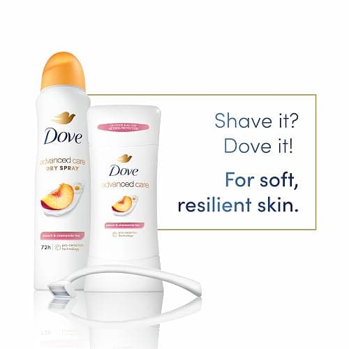 Dove Advanced Care Antiperspirant Deodorant Peach & Chamomile 2.6 oz 4PK | 72 hour sweat and odor protection. Peach & Chamomile Tea Scent thumbnail 4