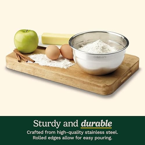 Cuisinart Mixing Bowl Set, Stainless Steel, 3-Piece, CTG-00-SMB thumbnail 6