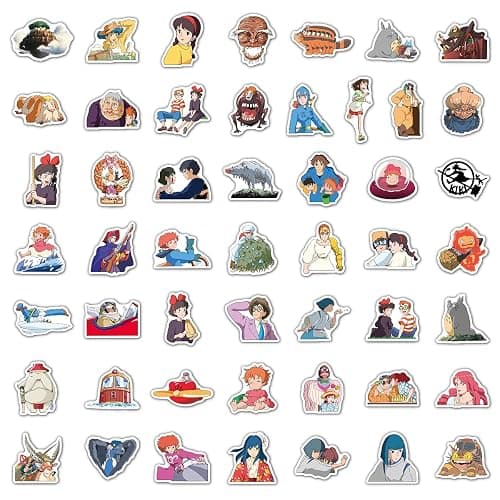 100 Totoro Aufkleber, Wasserfeste Vinyl Stickers für DIY Dekoration, Graffiti Style Decals für Auto Motorräder Laptop Fahrrad Skateboard Snowboard Gepäck Aufkleber MacBook iPad und mehr thumbnail 4