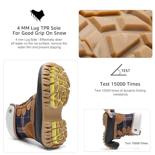 STQ Womens Winter Duck Boots Waterproof Cold Weather Snow Boots thumbnail 6