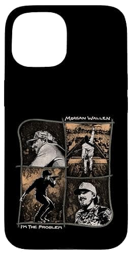 Official Morgan Wallen Photo Collage Case for iPhone 15 - Image 1