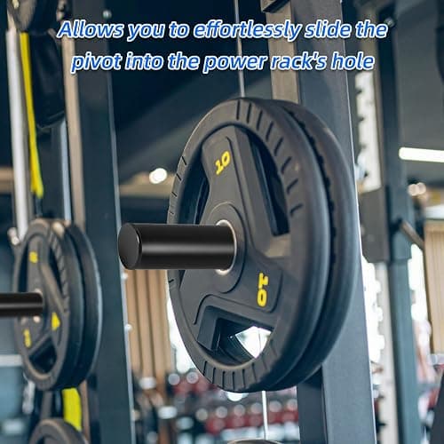 Weight Plate Holder for Power Rack Attachment, Squat Rack Weight Storage for 2 inc Olympic Weight,Compatoble with 2x2, 2x3, 3x3 Power Cage, Fit 1"and 5/8" Hole thumbnail 6