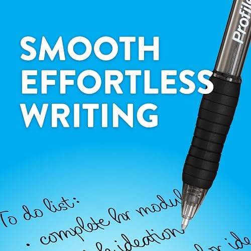 Paper Mate Profile Retractable Ballpoint Pens, Bold Point (1.4mm), Assorted Colors, 12 Count - Back to School, Office, Teacher Supplies thumbnail 5
