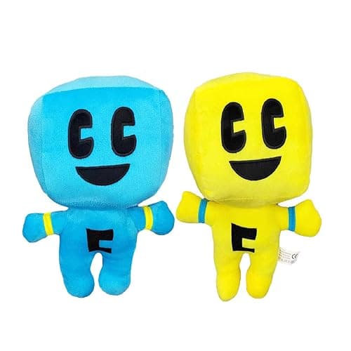 UMMEI 2024 New Creeper Plush Filler(11 inch), Plush Doll Soft Plush Toy Cute Pillow, Favorite Birthday Gift for Boys and Girls (Yellow+Blue) - Image 1