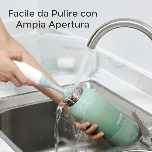 Momcozy Scaldabiberon Portatile, Riscaldamento Rapido e Lunga Durata della Batteria, 2 Modalità per Latte Materno e Acqua, Grande Capacità di 500ml per Tutto il Giorno thumbnail 8