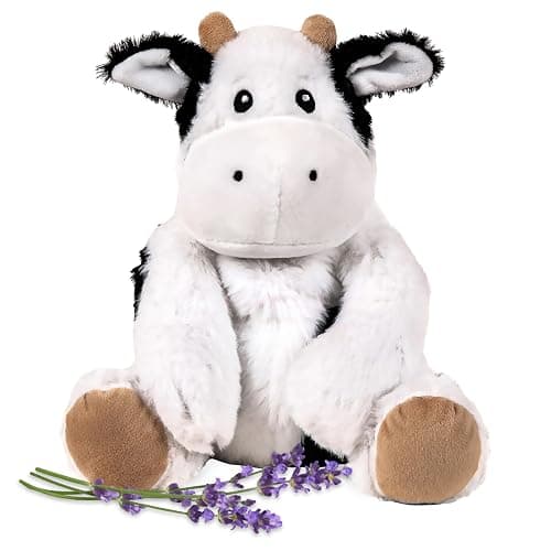 1i4 Group Callie Cow - Microwavable & Weighted Plush Stuffed Animal - Heated Plushie for Warmth - Cute, Soft, Cozy Toy for Adults & Children (Boys, Girls, & Toddlers) by Warm Pals - Image 1