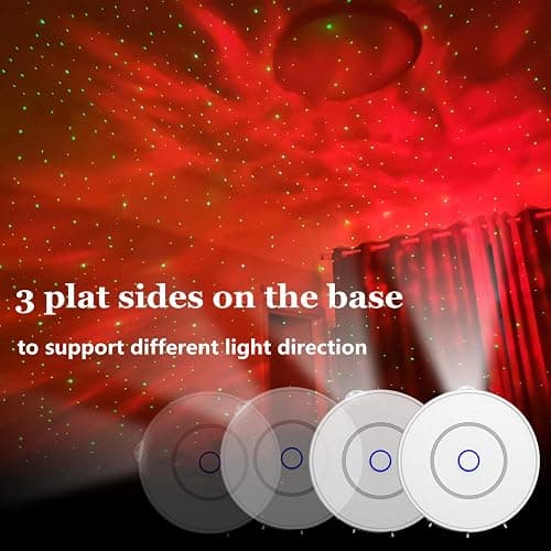 CHIGIH Smart Galaxy Projector, LED Starry Sky Night Light Star Projector, Nebula Ceiling Night Light App & Voice Controlled Northern Lights Projector for Room Bedroom Parties Decor Birthday Gifts thumbnail 5