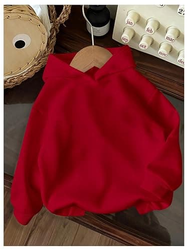 RoseSeek Girl's Letter Graphic Hoodies Long Sleeve Pullover Cute Clothes | Baggy Sweatshirt, Preppy Hoodies for Teen Girls Size 10-12, Trendy Cute Hoodies thumbnail 3