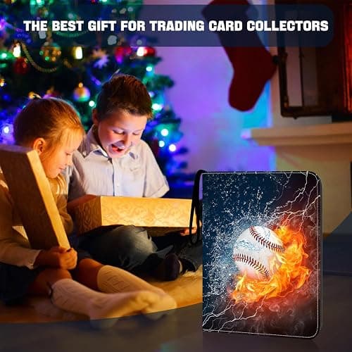 HESPLUS 9-Pocket Baseball Card Binder - Holds 900 Cards with 50 Removable Sleeves | Sports & Trading Card Album for Collectibles thumbnail 7