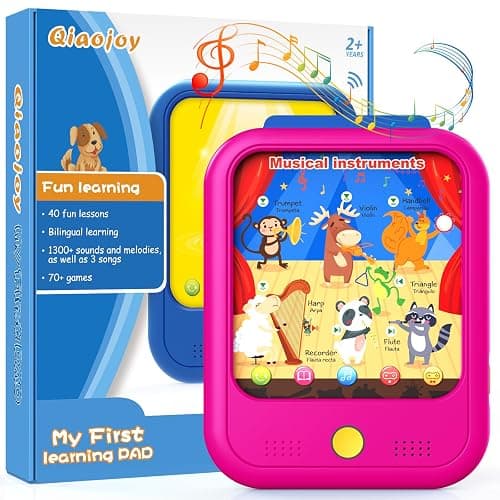 Kids Learning Tablet Educational Learning Pad for Toddlers 2-5 to Learn Alphabets, Numbers, Foods, Time, Music, Vehicles, Tablet Toy for Toddlers Ages 2 3 4 5 6 Years Old thumbnail 3