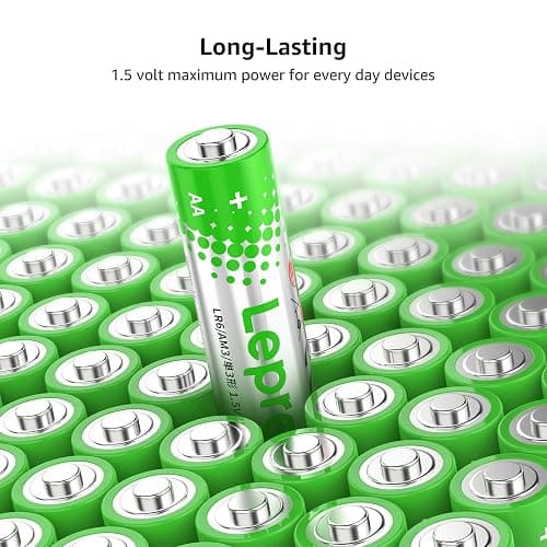 Lepro Batteries Variety Pack, AA and AAA Batteries Combo Pack 24 Count, 2800mAh Alkaline Power - 12 Double AA Batteries and 12 Triple AAA Batteries【Not Rechargeable】 thumbnail 2